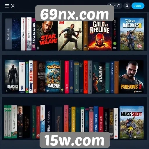 Análise da biblioteca de jogos do site 69nx